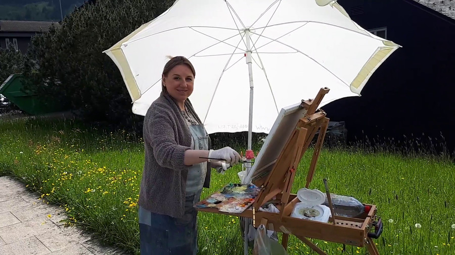 Пленэрная живопись. Мой опыт пленэров в Швейцарии. Часть 2