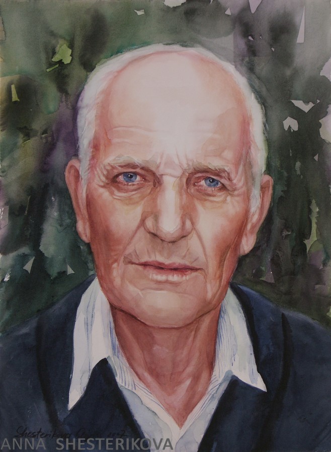 The portrait of an old man