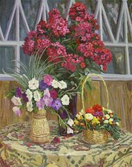 Натюрморт с флоксами